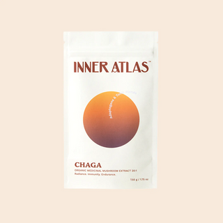 Inner Atlas Organic Chaga mushroom 150g | 20:1 Extract - Apollo Dispensary