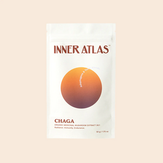 Inner Atlas Organic Chaga mushroom 50g | 20:1 Extract - Apollo Dispensary