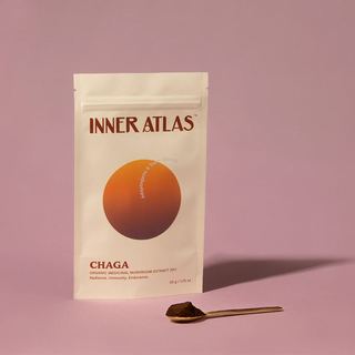 Inner Atlas Organic Chaga mushroom 50g | 20:1 Extract - Apollo Dispensary