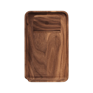 Marley Natural Wooden Rolling Tray With Scraper - Apollo Dispensary